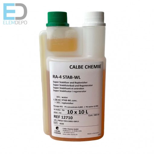 Calbe RA4 Stabilizator & Replenisher 2 x 0,5l ( 2 x 10 x10L ) Cat-12710