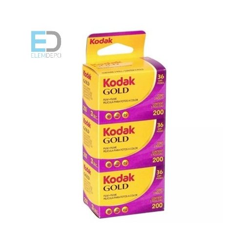 Kodak Gold GB 200 135-36 / 3pack Film cat 188 0806