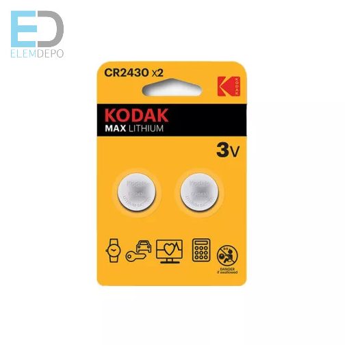 KODAK Max CR 2430 3V B2 Lithium