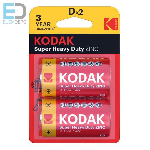 Kodak Heavy Duty D R20  B2  ( 1db góliát elem )