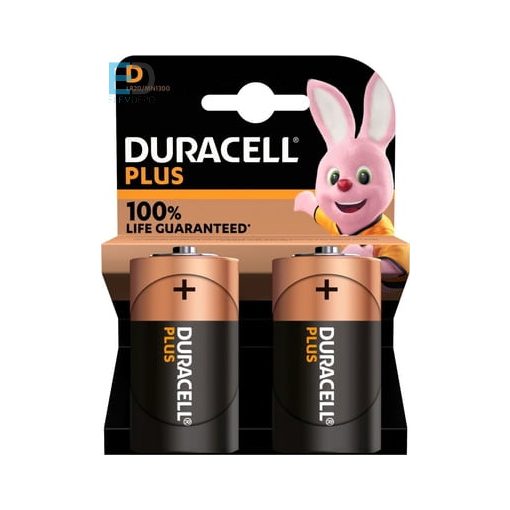 Duracell Plus Power  MN1300 LR20 D Góliát NEW +100% Extra Life B2  ( 1db elem )