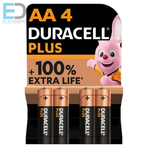 Duracell  Plus Power MN1500 AA LR6  NEW +100% Extra Life B4  (1 db ceruza elem )