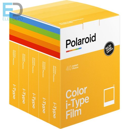 Polaroid Originals I-Type Color 5-Pack ( 5 x 8 ) színes instant film Party Starter 